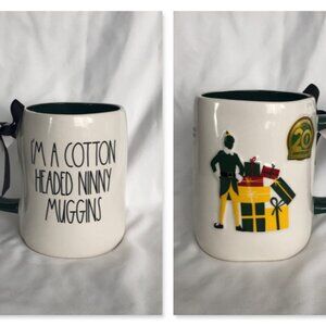 NWT Rae Dunn Buddy The Elf Mug "I'm A Cotton Headed Ninny Muggins"